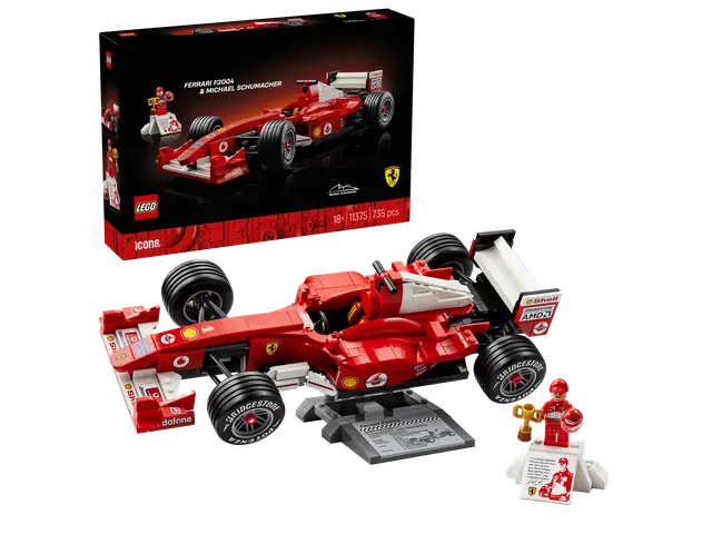 LEGO® Ferrari F2004 und Michael Schumacher