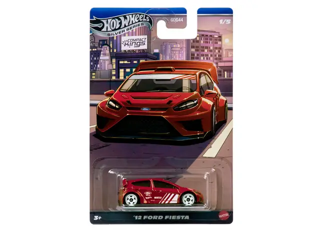 MATTEL Hot Wheels - 1/64 2012 Ford Fiesta, red