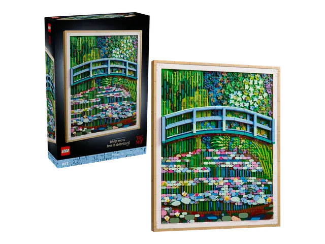 LEGO® Claude Monet – Brücke über einen Seerosenteich