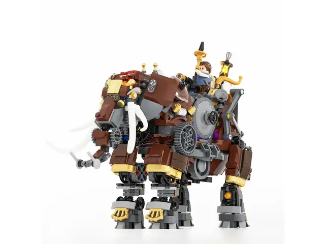 LUMIBRICKS Steampunk Mechanischer Elefant