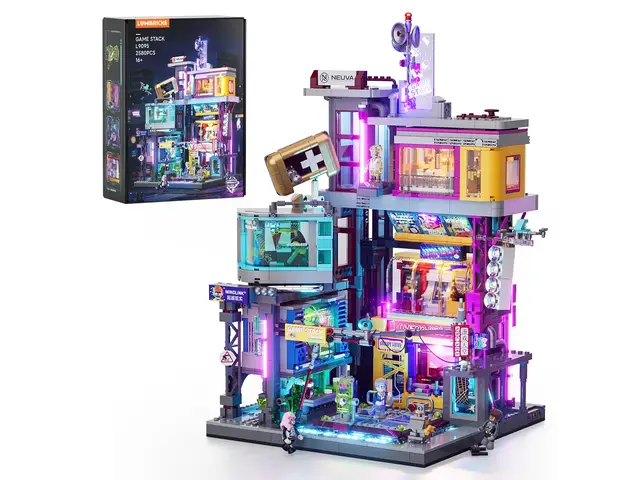 LUMIBRICKS Cyberpunk Spielhalle