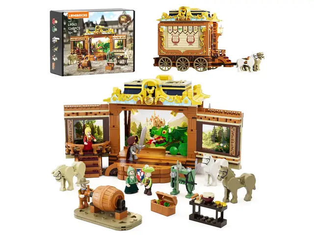 LUMIBRICKS Troupe médiévale Carriage