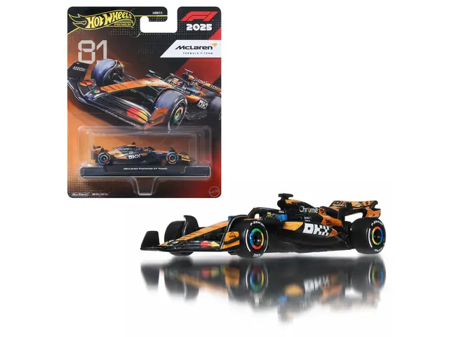 MATTEL Hot Wheels 1:64 Maßstab Premium Die-Cast Formel 1 Sammlerstück Spielzeug Rennwagen (Styles May Vary)