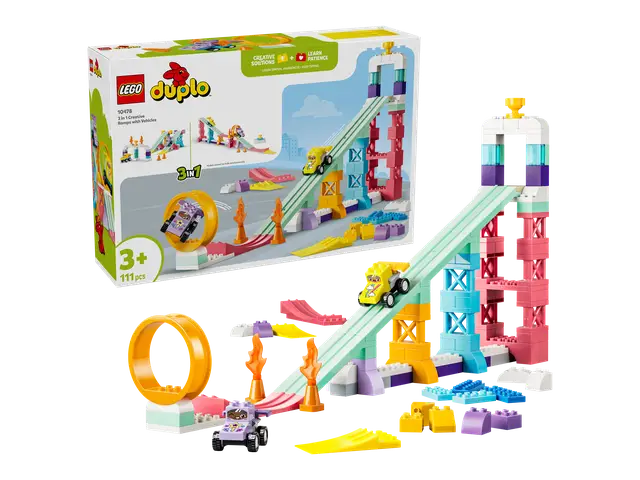 LEGO® Kreative Sprungschanzen mit kleinen Flitzern 3-in-1-Set