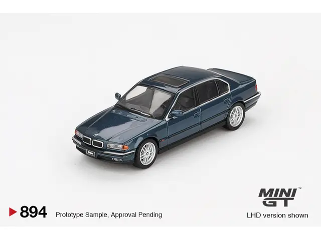 MINI GT Mini GT - 1/64 1998 BMW IL (E39) Sorrento, blue metallic