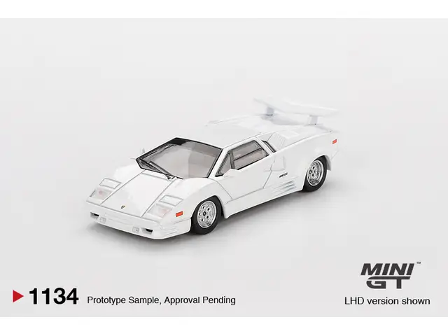 MINI GT Mini GT - 1/64 1989 Lamborghini Countach 25th Anniversary, white