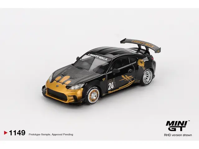 MINI GT Mini GT - 1/64 Toyota GR86 LB-Nation Black / Gold 2025