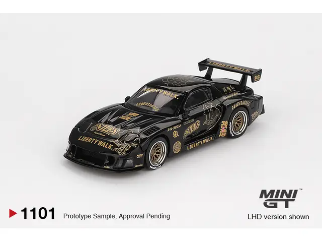 MINI GT Mini GT - 1/64 2025 Mazda RX7 (FD3S) LB-Super Silhouette FD-Niles, black
