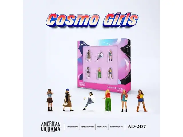 AMERICAN DIORAMA American Diorama - 1/64 Figure Set Cosmo Girls