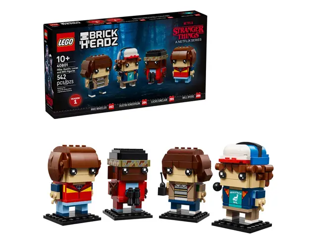 LEGO® Mike, Dustin, Lucas und Will Figuren