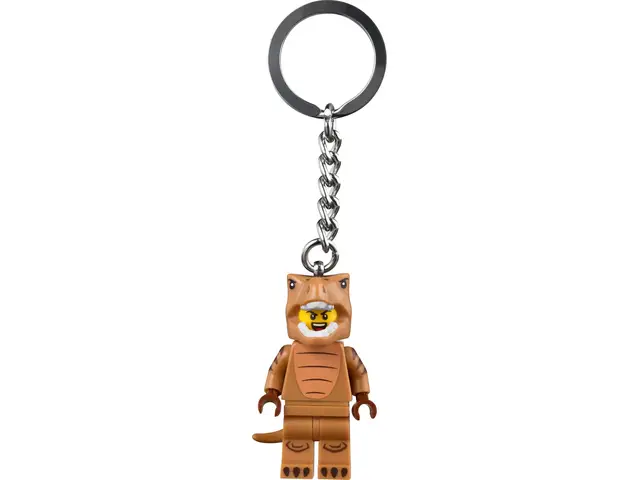 LEGO® Mann im T.Rex-Kostüm Schlüsselanhänger