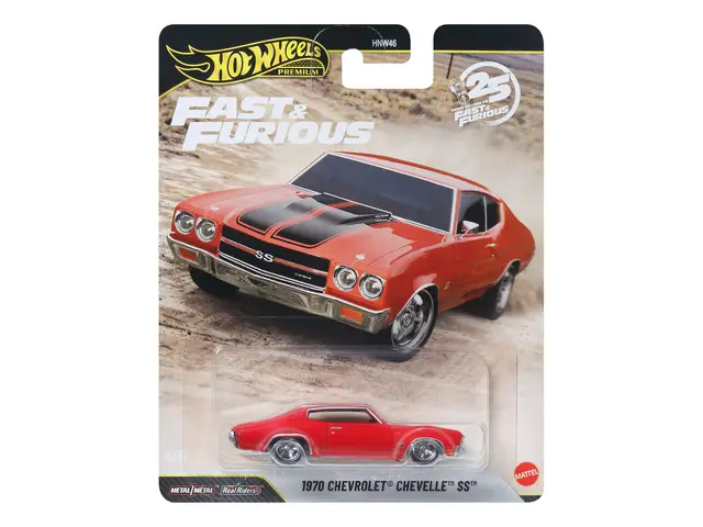 MATTEL Hot Wheels - JHW73 1970 Chevrolet Chevelle SS, red