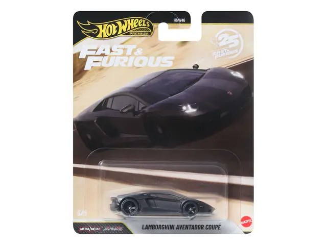 MATTEL Hot Wheels - JHW77 Lamborghini Aventador Coupe, black