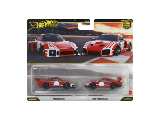 MATTEL Hot Wheels Premium Car Culture 2-Pack, Toy Cars for the Adult Collector