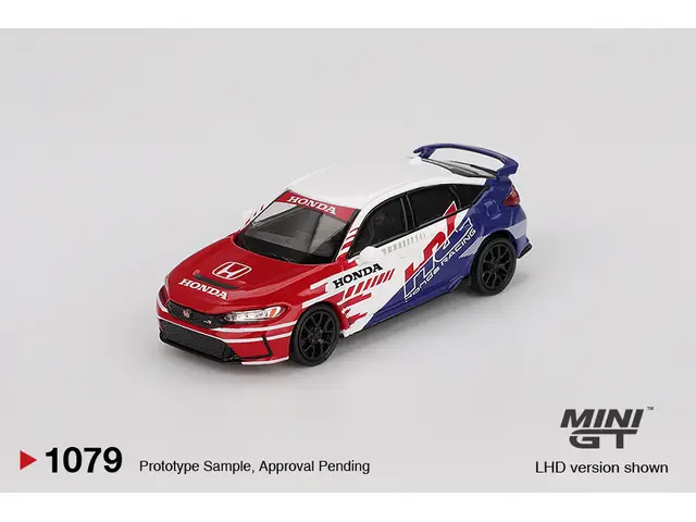 MINI GT Mini GT - 1/64 2024 Honda Civic Type R Pace Car HRC, red/white/blue