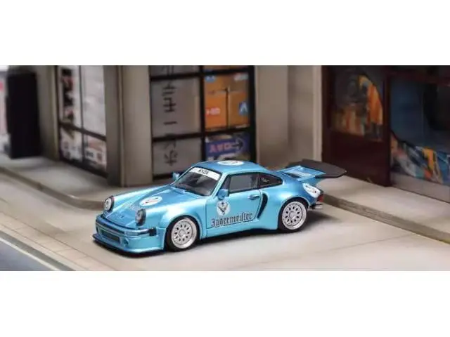 STREET WEAPON Street Weapon - 1/64 RWB 911 KS-R - Jagermeister - ice blue