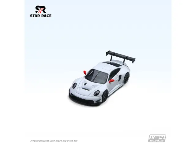 STAR RACE Star Race - 1/64 Porsche 911 GT3 R - white racing car