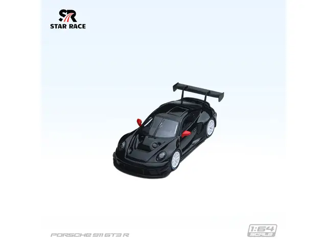 STAR RACE Star Race - 1/64 Porsche 911 GT3 R - black racing car