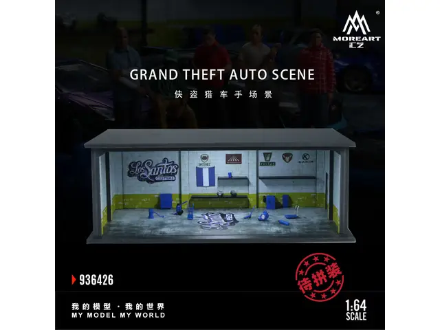 MOREART MoreArt - 1/64 Grand Theft Auto Scene MO936426