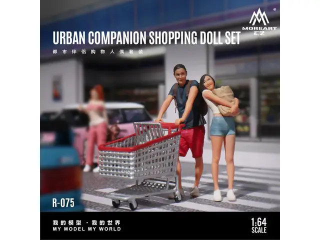 MOREART MoreArt - 1/64 Urban Companion Shopping Figure Set MO223075