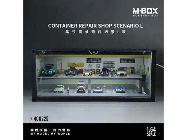 MOREART MBOX - 1/64 Container Repair Shop Scene - Model L MB400225