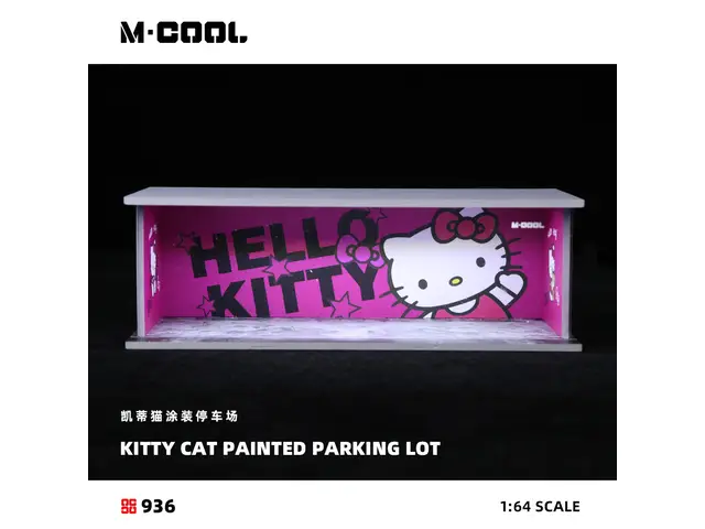 MOREART M-COOL - 1/64 Hello Kitty Painted Parking Lot - MC914936