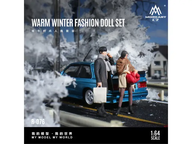 MOREART MoreArt - 1/64 Warm Winter Fashion Doll Set MO223076