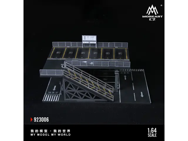MOREART MoreArt - 1/64 B-Steel Frame Structure Platform Parking Scene F Model MO923006