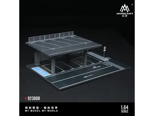 MOREART MoreArt - 1/64 B-Steel Frame Structure Platform Parking Scene H Model MO923008