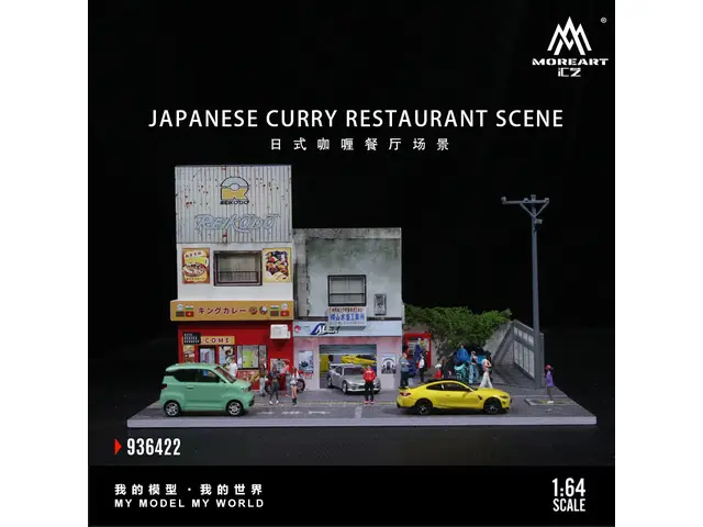 MOREART MoreArt - 1/64 Japanese Curry Restaurant Lighting Scene MO936422