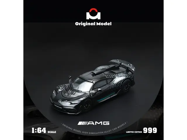 One Model Original Model - 1/64 Diecast Model AMG One Star Black OM646411