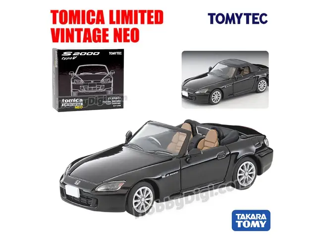 TOMICA Tomica Limited Vintage - 1/64 2006 Honda S2000 TypeV, dark red
