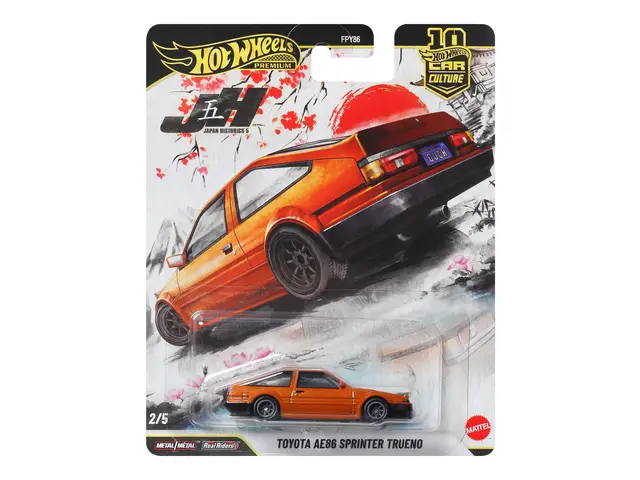 MATTEL Hot Wheels 2026 - Japan Historics 5 - Toyota AE86 Sprinter Trueno - JKF10