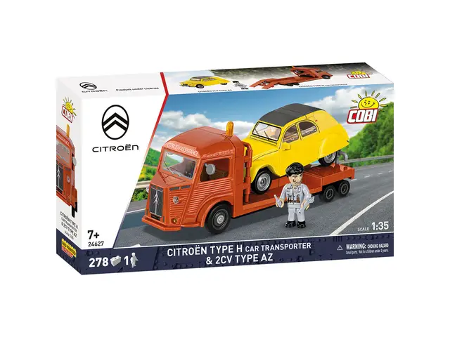 COBI GMBH Citroën Type H Car Transporter & 2CV Type AZ