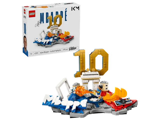 LEGO® Kylian Mbappé – Fußball-Highlights