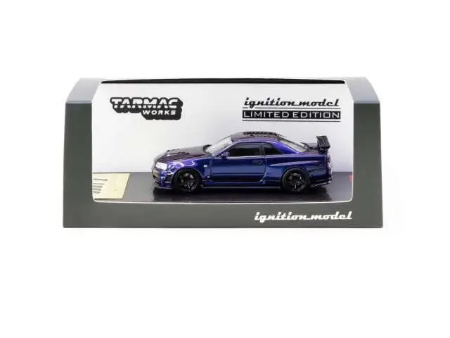 IGNITION MODEL 1/64 Nismo R34 GT-R Z-tune, purple metallic