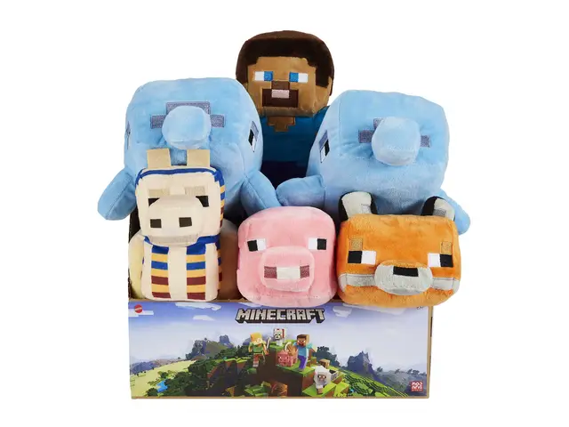 MATTEL Peluches Minecraft, poupées de 8 pouces à collectionner, inspirées des personnages de jeux vidéo (les designs peuvent varier)