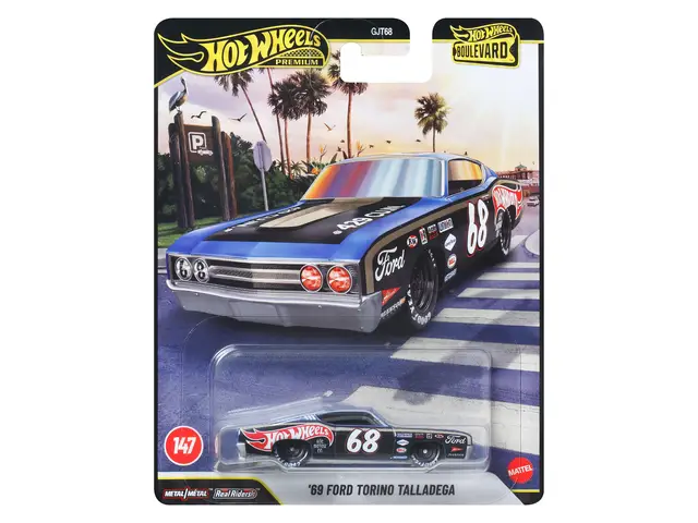 MATTEL 1/64 ´69 Ford Torino Talladega - No. 147