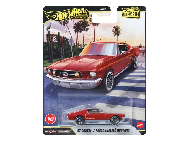 MATTEL 1/64 ´67 Custom Mustang - No. 149