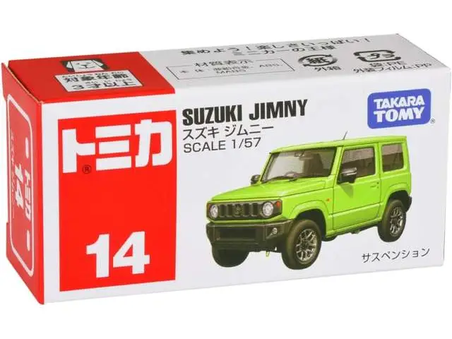 TOMICA #14 1/57 Suzuki Jimny *Takara Tomy*, green