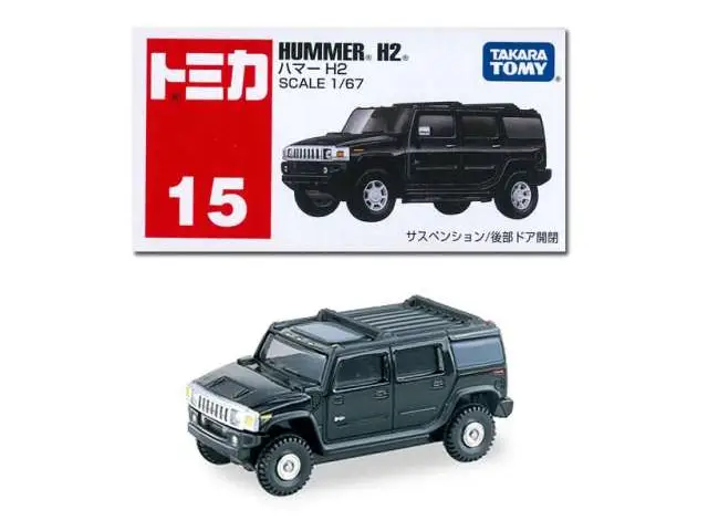 TOMICA #15 1/67 Hummer H2 *Takara Tomy*, black