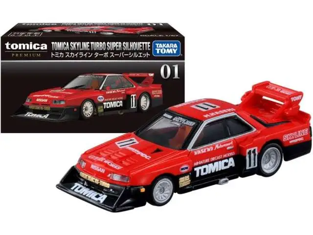TOMICA 1/64 #01 Nissan Skyline Turbo Super Silhouette *Takara Tomy*, red/black