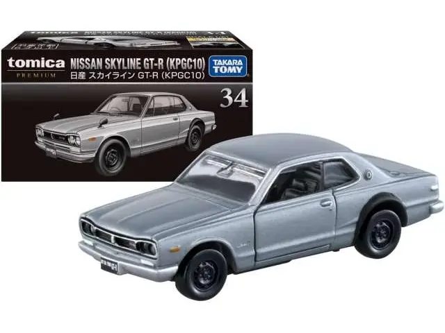 TOMICA #34 Nissan Skyline GTR (KPGC10) *Takara Tomy*, grey