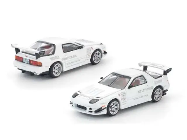POP RACE 1/64 Mazda RX7 FC3S Re-Amemiya, white