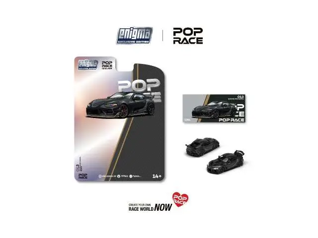 POP RACE 1/64 Darwin Pro 66G NWB Supra (A90), midnight black