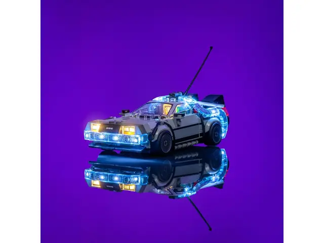 LIGHT MY BRICKS Beleuchtungsset für LEGO® Time Machine aus Zurück in die Zukunft #77256