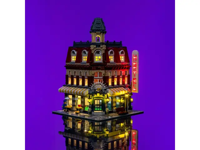 LIGHT MY BRICKS Beleuchtungsset für LEGO® Cafe Corner #10182