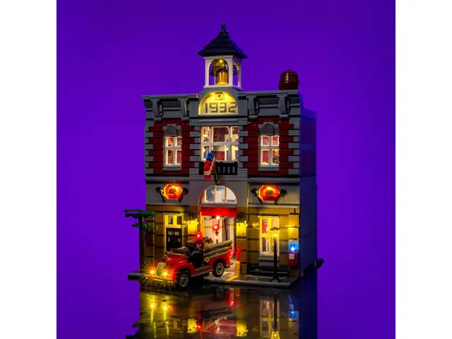 LIGHT MY BRICKS Beleuchtungsset für LEGO® Feuerwehr #10197