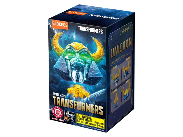 BLOKEES Version Defender Tête Unicron Version transparente