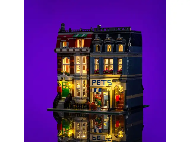 LIGHT MY BRICKS Beleuchtungsset für LEGO® Pet Shop #10218